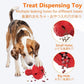SCHITEC Dog Chew Toy for Large & Medium Dogs, Rubber Treat Dispensing Toy for Aggressive Chewers, Interactive Slow Feeder Tough Puzzle Toys Teeth Cleaning