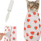 Supet Cat Wrap for Cutting Nails, 2025 Self-Adherent Cat Grooming Wrap, Anti-Escape Calming Cat Swaddle Wrap for Medicine, Nail Clipping, Teeth Brushing, Ear Cleaning