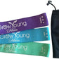 Grow Young Fitess Premium Exercise Bands - 3 Resistance Bands + 1 Storage Bag