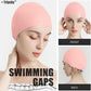 Tripsky Silicone Swim Cap,Comfortable Bathing Cap Ideal for Curly Short Medium Long Hair, Swimming Cap for Women and Men, Shower Caps Keep Hairstyle Unchanged…