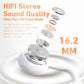 Kids Headphones, Bluetooth 5.2 Air Conduction Open Ear Headphones, 85dB Volume Limiting, Stereo Sound with Mic, IPX5 Waterproof, 20H Playtime, Perfect for School and Outdoor Activities-White