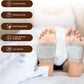 2 in 1 Foot Pads, 64 Pads Bamboo Vinegar Coconut Shell Powder Foot Pads with ''Stay in Place'' Bigger Adhesive Sheet