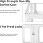 Clear Acrylic Dog Playpen with Door, for Puppy Cat Rabbit Transparent Pet Pen, Dog Playpen Indoor, Dog Fence, Easy Assemble & Cleaning Dog Pen for Small & Medium Dogs (23.6“ Height, 10PCS)