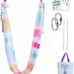F.Life Aerial Yoga Hammock kit- Yoga Swing Multicolor 5 yards-Flying Yoga Include Daisy Chain,Carabiner and Pose Guide