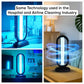 Swissklip HaloUV, Mold Remover, Home Disinfection Device, Dust Mites Remover, UV Light Sanitizer, Ultraviolet Sanitizer for Home, Room & Kitchen, Ultraviolet Light with 4 Speed Timings