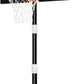 Aimking Basketball Hoop Outdoor 3.3-10FT 5s-Rapid-Adjustable, 40/44 inch Shatterproof Backboard & Enlarged Base, Portable Basketball Hoop & Goal for Kids/Adults/Families in Poolside/Backyard/Indoor