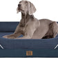 Washable Orthopedic Large Dog Bed - Removable Waterproof Cover with Bolster Machine Washable Extra Large Dog Bed Foam Support XL Large Big Pet Dogs Beds