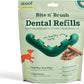 WOOF - Bite n' Brush Refills for The Dog Toothbrush Toy - Scrub Plaque and Tartar from Your Dog's Teeth and Mouth - Dog Dental Chew Toy Treats - Approximately 16 Refills