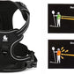 Truelove No Pull Dog Harness with Easy Control Handle and 2 Leash Attachments,Reflective Adjustable Pet Vest