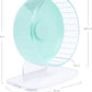 Niteangel Super-Silent Hamster Exercise Wheels: - Quiet Spinner Hamster Running Wheels with Adjustable Stand for Hamsters Gerbils Mice Or Other Small Animals (S, Mint Green)