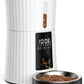 Petory Automatic Cat Feeders - 4L Timed Cat Feeders for Dry Food Built-in Battery up to 6 Meals with Desiccant Bag Support Dual Power 10S Recorder
