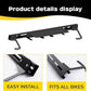Bike Storage Rack Wall Mount Bike Rack | Steel Bike Mount Wall | Adjustable Bike Hangers for Garage (2 Bike Rack)