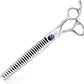 JASON 8" 26 Tooth Chunkers Shears for Dogs Ergonomic Cats Grooming Scissors Texturizing Blending Thinning Shear Pets Trimming Kit with Offset Handle Sharp Comfortable Scissor