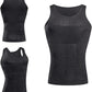 GKVK Mens Slimming Body Shaper Vest Shirt Abs Abdomen Slim