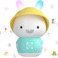 alilo Bunny Kids Music Player, Storytelling Toys for Toddler 1-3-5,Infant Baby Boy Girl Gifts Pre-Loaded 30 Stories/48 Nursery Rhymes/12 Soothing Music,with Nightlight,Bluetooth,Record Function