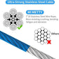 Tie Out Cable for Dog,20FT Dog Leads with Swivel Hook and Shock Spring,Heavy Duty Tie Out Cable for Large Dogs Up to 125lbs,Durable Dogs Runner Tether Line for Outdoor,Yard