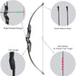 Archery Bow and Arrows Set for Adults 20 30 40 lbs Bow and Arrow for Beginner Teens Black Longbow Kit for Outdoor Hunting Archery Target with Quiver Target Faces Arm Guard Finger Saver