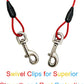 Petest 40ft Tie-Out Cable with Crimp Cover for Heavy Dogs Up to 125 Pounds