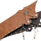 Arrow Quiver Hip Quiver for Arrows Waist Hanged Arrow Holder Adjustable PU Leather Hip Arrows Bag