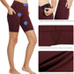 baleaf Women's 8"/ 5"/ 3" Biker Shorts High Waist Yoga Workout Gym Running Volleyball Spandex Shorts with Pockets