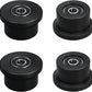 Qty.4 Machined Wheels/Rollers Compatible Total Gym Replacement, Fits Models 1000,1100,1400,1500,1600,1700,1800,1900,Achiever,Force,Gold,Max,Platinum,Platinum Plus,Pro,Supra,Supreme,Ultima,Ultra,XLI
