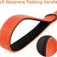 PLUTUS PET Short Training Dog Leash with Padded Handle for Medium Large Big Dogs,18 Inch Heavy Duty Strong Traffic Dog Leash with Carabiner Clip for Climbing Walking or Guiding Blind（18”，Orange