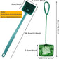 Fish Tank Cleaning Tools, 8 in 1 Aquarium Feeder Tools Kit, Aquarium Plants Cleaner, Stainless Steel Feeding