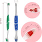 Pet Toothbrush for Dogs, Cats with Soft Bristles - Easy Teeth Cleaning & Dental Care, Non Slip Dual Head Dog Toothbrush for Medium & Large Pets, Toothpaste Not Included, Pack of 4(Multi)