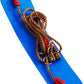 VEVOR Warrior Obstacle Course for Kids, 56FT Slackline with Gym Rings, Monkey Bars, Rope Knots, Portable Outdoor Course Training Equipment Set for Backyard