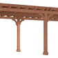 MUPATER 12x24 FT Wooden Pergola, All Cedar Wood Pergola Kit with Stakes, Quality Supported Structure, All-Season Durability, Snow and Wind Supported, Outdoor Shade for Backyard, Deck, Lawn, Patio