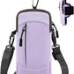 Cell Phone Crossbody Bag with Arm Band, Waterproof Phone Holder Pouch Fits iPhone & Android up to 7'', Small Sling Shoulder Purse for Running, Hiking, Travel, Workout (Purple)