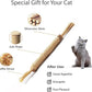 FUKUMARU Cat Scratcher, 26.8 Inch L Shape Cat Scratch Pad Wall Mounted, Cat Scratching Cardboard with Ball Toy for Indoor Cats, Large Size