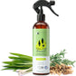 kin+kind Plant-Based Flea & Tick Spray for Dogs and Cats with Lemongrass - Essential for Flea & Tick Treatment - Flea Spray for Dogs and Cats - Pet Supplies 12 fl oz