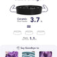 LE TAUCI Slow Feeder Dog Bowls Ceramic,3 Cups Slow Feeding Dog Bowl Medium Large Breed, Pet Bowl for Fast Eaters, Puzzle Pet Dishes,Skull Black