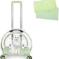 Transparent & Fully Breathable Hard cat Carrier with Rolling Wheels for Dogs, Cats, Multiple Carrying Options, Perfect for Traveling/Taking a Walk