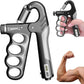 Hand Gripper Strengthener, Hand Squeezer Adjustable Resistance, Grip Strengthener Forearm Strengthener, Hand Exerciser for Muscle Building and Injury Recover, Forearm Strengthener