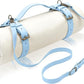 4’9” x 6’3” White Lightweight Water-Resistant Canvas Mat – Picnic, Outdoor, Beach, Park, Camping, Toy Mat