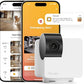 Petcube Cam 360 Camera Interactive WiFi Pet and Home Security Pan-Tilt Camera with Phone App, 1080p HD Video, 360° Rotation, Night Vision, AI Alerts