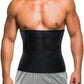 LODAY Waist Trimmer for Men Weight Loss,Stomach Trainer Sweat Workout Shaper,Neoprene-Free Slimming Sauna Belt