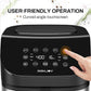 Air Fryer 6.8 Quarts, 10-in-1 Functions, Air Fry, Roast, Bake, Broil, Dehydrate, Large & Compact Air Fryers, Nonstick & Dishwasher-Safe Airfryer Basket, Stainless Steel Air Fryer, Easy to Use