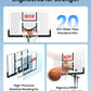 IGL In ground Basketball Hoops Outdoor, 10ft Height Adjustable Basketball Goal In ground with Shatterproof Backboard and Pro-Style Rim