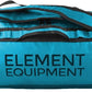 Element Equipment Trailhead Duffel Bag Shoulder Straps Waterproof Teal Large