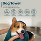 Extra Large Dog Towel Soft Absorbent Bath Pet Towels for Drying Dogs, Elastic Terry Microfiber Soft Towel, Machine Washable, Quick Dry, Multipurpose (L, XL, 2XL) (Blue, XL)