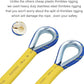 X XBEN Outdoor Climbing Rope 10M(32ft) 20M(64ft) 30M(96ft) 50M(160ft) 70M(230ft) 152M(500FT) 352M(1000FT) Static Rock Climbing Rope for Escape Rope Ice Climbing Equipment Fire Rescue Parachute