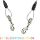 Petest 30ft Reflective Tie-Out Cable for Heavy Dogs Up to 125 Pounds