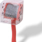 Chris Christensen Baby G Dog Slicker Brush for Dogs (Goldendoodles, Labradoodles, Poodles), Groom Like a Professional, Fluff Detangle Style, Saves Time Energy, Coral, Small