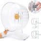 Niteangel Super-Silent Hamster Exercise Wheels - Quiet Spinner Hamster Running Wheels with Adjustable Stand for Dwarf Syrian Hamsters Gerbils Mice Or Other Small Animals