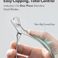 Dog Nail Clippers – Sharp, Durable, All Steel Material, Ergonomic Non-Slip Handle, Safe and Comfortable Trimming, Professional Pet Nail Trimmers for All Dogs Cats
