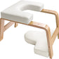 Yoga Headstand Bench- Stand Yoga Chair for Family, Gym - Wood and PU Pads - Relieve Fatigue and Build Up Body (Multi-Color)