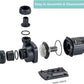 Hygger 2120GPH Quiet Submersible and External 24V Water Pump, with Controller (30%-100% Settings), Powerful Return Pump for Fish Tanks, Aquariums, Ponds, Fountains, Sump, Hydroponics (65W, 18ft)